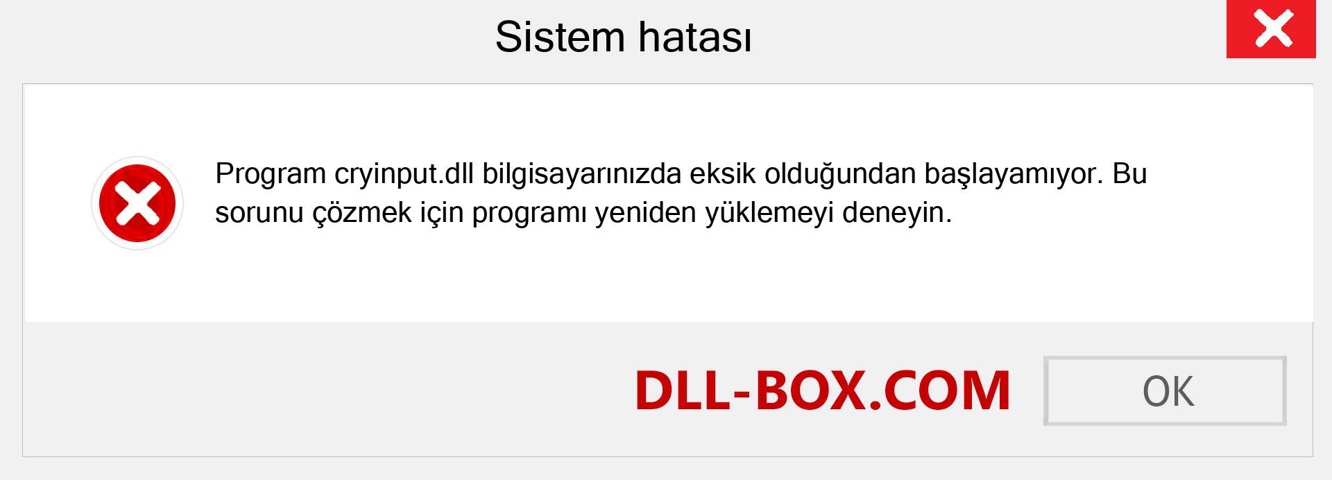 cryinput.dll dosyası eksik mi? Windows 7, 8, 10 için İndirin - Windows'ta cryinput dll Eksik Hatasını Düzeltin, fotoğraflar, resimler